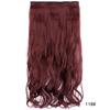 Peruca mulheres longo cabelo cacheado uma peça de alta temperatura seda sem costura peça de extensão de cabelo 5 clip clip peruca de cabelo local de fábrica
