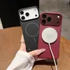 Funda de Teléfono Ultra Fina Sin Marco para Apple 18proMax iPhone17 Magnética Mate Sensación de Piel Disipación de Calor Cubierta Dura
