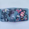Carteira Envolvente da Casa de Brincar de Espião de Anime Yorania SPYxFAMILY Porta-Moedas de Desenho Animado Carteira de Couro