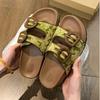 Sandálias Birkenstock de Sola Grossa para Verão Feminino 2025 Novo Estilo com Saias Design Nicho Chinelos Sandálias de Praia