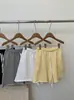 Nuevos Shorts Casuales de Pierna Ancha con Cintura Elástica para Mujer Verano 2026, Shorts Sencillos de Felpa con Cordón y Bordes Deshilachados, Estilo Perezoso