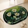 Alfombra de baño suave de diatomeas, de secado rápido, absorbente y antideslizante.