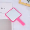 Espelho de Maquiagem Mini Quadrado de Alta Definição Simples para Mesa de Dormitório de Meninas, Espelho Pequeno Portátil e Conveniente