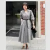 Abrigo Sudadera Camisa con Cinturón Delgado Anudado Cintura Pequeña Chaqueta de Plumas de Invierno Estilo Traje para Mujer Decoración de Cinturón Envío Gratis