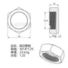 Tapa de tubo de alta presión de acero inoxidable 304, tapa de tapón hexagonal exterior, tapa ciega de rosca fina, tapa de sellado de rosca interior