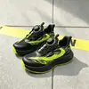 Tamanhos 32-37, tênis de pai infantil dupla face, tênis da moda para crianças, sapatos casuais para bebês e crianças pequenas, tênis esportivos de malha para meninos