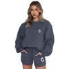 Conjunto de Sudadera y Pantalón de Chándal para Mujer 2025 Otoño e Invierno Nuevo Estilo Forrado de Polar Moda Letras Casual Running Ropa Deportiva Conjunto de Dos Piezas