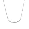 Moda Minimalista Colgante Cara Sonriente Cadena Clavícula para Mujer Lujo Ligero Nicho Libre de Color Cadena Serpiente Collar