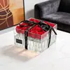 Vidro Orgânico Acrílico Pmma Suporte de Exibição Personalizado Caixa de Flores Caixa de Presente Caixa de Exibição Armazenamento à Prova de Poeira Venda Direta da Fábrica