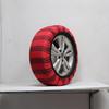 Calcetines de Nieve para Auto Cadena Textil Antideslizante para Coche Calcetines de Nieve para Neumáticos Calcetines de Nieve para Auto