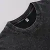 Camiseta Publicitaria de Algodón Puro Lavado y Desgastado Copo de Nieve Frito 230g Camiseta Publicitaria Pesada Holgada Talla Europea Transfronteriza Hombres y Mujeres Versátil Americana