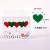 Velas de Aniversário em Formato de Coração Vermelho para Confissão, Pedido, Decoração de Vela para Bolo de Festa Romântica, Atacado Personalizado