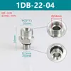 Adaptador hidráulico acero 45# Yonghua cono de 24 grados férula sello ED fitting para manguera 1CB 1CM 1DB 1DM