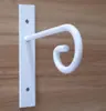 Linterna de hierro, soporte de flores de pared, estante colgante para balcón exterior, gancho para cesta colgante, maceta, colgador para plantas verdes, jaula de pájaros para jardín