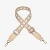 Cinta Jacquard Colorida con Patrón de Diamantes, Correa Larga Ajustable de un Solo Hombro Cruzada para Bolsos de Mujer, Accesorio de Correa Ancha Cruzada