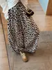 Pantalones de Pierna Ancha Cortos con Estampado de Leopardo de Venta Caliente en el Comercio Transfronterizo Europeo y Americano, Modernos, Holgados, Casuales, Transpirables, Ropa de Mujer de Alta Calidad