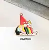 142 Colgantes de Navidad Colgantes de Aleación con Gota de Aceite Accesorios para Joyería DIY Colgante de Papá Noel Muñeco de Nieve Campana