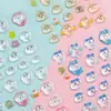 Adesivos Transparentes de Desenho Animado com Relevo Estéreo 3D Adesivos de Relevo Artesanais para Crianças Adesivos Criativos para Caderno DIY