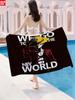 Toalla de Playa de Microfibra Fina One Piece Toalla de Baño Absorbente Estampada