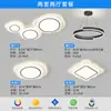 Luminária de teto creme Fengyunduo moderna, simples, atmosférica, personalizada, para sala de estar, lâmpada principal, proteção para os olhos, quarto principal, lâmpada para sala de estudo
