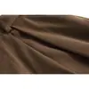 Pantalones Plisados de Pierna Recta, Doble Botón, Estilo Americano Retro, Holgados, Modernos, Geniales, Silueta Cropped para Hombre