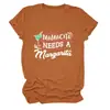 Moda e Conforto Site Independente do Ebay Mamacita Precisa de Novidades em Roupas Femininas Camiseta de Gola Redonda e Manga Curta Transfronteiriço