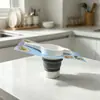 Regadera plegable de pico largo, herramienta para regar flores del hogar, embudo de cocina para dispensar y verter aceite
