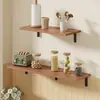 Prateleira de parede para casa, divisória de armazenamento de parede, sem furos, estante para sala de estudo, suporte de prancha de madeira flutuante para parede do quarto