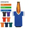 Funda para Taza Creativa de Neopreno Más Vendida Transfronteriza, Manga de Ropa Estilo Camiseta de Neopreno, Funda para Botella de Cerveza y Bebidas