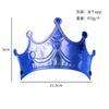 Corona de Cumpleaños Suministros para Fiesta de Cumpleaños Infantil Corona de Princesa Diadema de Tela Adornos para Pastel Accesorios Corona de Reina