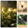 Luces Solares de Paisaje Transfronterizas, Luces de Jardín para Exteriores, Luces de Suelo Impermeables, Luces de Suelo Decorativas de Acero Inoxidable, Iluminación de Farolas