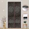 Cortina de Puerta Anti-Mosquitos, Cortina Divisoria de Aislamiento Térmico y Bloqueo de Viento para Aire Acondicionado de Invierno, Cortina de Dormitorio sin Taladro, Aislamiento Térmico y Parasol