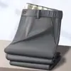 Pantalones casuales de hombre de grado de lujo, pantalones de vestir de verano ligeros para negocios, pantalones de vestir para hombre con efecto de caída, pantalones de traje resistentes a las arrugas, pantalones de hombre con caída