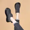 Zapatos tipo Birkenstock para mujer de suela gruesa, que aumentan la altura, colección otoño 2026, sin cordones, sandalias planas retro tipo Birkenstock, mocasines casuales