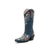 Botas Altas de Punta para Mujer Tallas 34-47 Otoño e Invierno, Botas Ligeras Europeas y Americanas de Talla Grande para Mujer, Botas de Cuero de Tacón Alto Transfronterizas