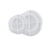 Molde de silicona con forma irregular para bandeja de cemento de yeso epoxi cristalino, molde para plato con ondas de agua