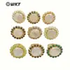 Anel Ajustável Feminino MPR061 Cor Pérola de Água Doce Atmosférica Pedra Preciosa Versátil para Roupas Casuais e Acessórios de Primeira
