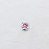 Novo Elegante Temperamento Diamante Rosa Acrílico Prata Acessórios Geladeira Capa de Celular Patch Buraco Sapatos Sapatos Flor Acessórios DIY