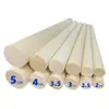 Procesamiento Personalizado de Varillas Redondas de Madera de Pino, Palos de Madera Maciza, Perchas de Ropa, Barras para Cortinas, Tiras Redondas de Madera, Materiales para Manualidades, Bastones de Yoga, Equipos de Fitness
