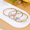 Pulsera clásica de acero de titanio con incrustaciones de diamantes para comercio transfronterizo para mujer, de apertura ajustable, accesorios de Amazon, tarjeta, hogar, pulsera de uñas