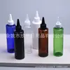 Botella negra de tapa puntiaguda 150ml, botella transparente de tapa puntiaguda, botella de tapa puntiaguda color té 150ml, botella de tapa puntiaguda para medicina líquida, botella para aceites esenciales