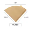 Papel Filtro de Café para Preparo Manual, Tamanho Grande com Alça, Papel Filtro V60 de Grau Alimentício, Copo Filtro Funil Descartável Especial