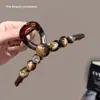 Presilha Grande para Cabelo Feminino 2026 Novo Estilo Presilha Tubarão Grampo de Cabelo para Cabelos Grossos Acessório de Cabelo Pegador de Cabelo Parte de Trás da Cabeça Presilha de Garra