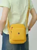 Bolso Pequeño Ligero de Múltiples Capas de Moda Bolso Cruzado de Nailon para Mujer Versátil Color Sólido Bolso de Hombro Pequeño Simple Bolso para Teléfono Móvil