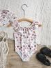 Traje de Banho Estilo Ins de Verão para Menina 2025 Novo Traje de Banho de Princesa Traje de Banho de Renda com Alças para Proteção Solar de Bebê
