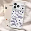 Adequado para Apple, torna-se instantaneamente 17promax, Shin-chan de desenho animado, Gatinha Marie, Ruby, celular iPhone, capa Corning macia e rígida, personalizada
