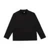 Camiseta Interior Muxi Clothing de Cuello Medio-Alto, Sencilla y Versátil, Ropa Interior Cálida para Hombre de Otoño e Invierno, Camiseta de Manga Larga, Top para Hombre