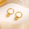 Conjunto de Colar e Brincos Lele Jewelry Coração Snap-On Que Não Desbota Coração Pequeno Fresco Feminino Estilo Simples para o Dia a Dia