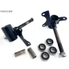 Kart de Perfil de Alumínio Pequeno de Quatro Rodas Peças de Buggy de Praia Eixo Kingpin Eixo de Direção Dianteiro Diâmetro 12mm/10mm
