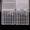 Cuchillo de tallado eléctrico para carpintería y juego de brocas, brocas para herramientas de tallado en madera y raíces, cuchillo afilado de tres filos de acero blanco para máquina dental de tallado